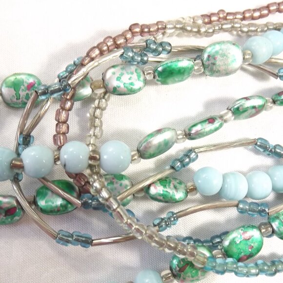 Lia Sophia Multi-Strand Beaded Necklace - Picture 2 of 10